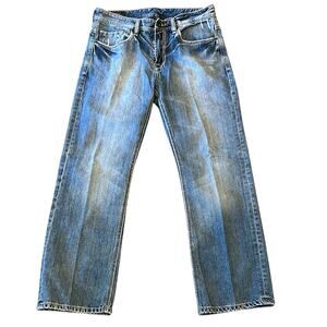 Buffalo David Bitton Men's Ruffer Straight Leg Jean Medium Wash Size 32x30
